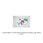 Cardinal Health™ 33 Piece Major OR Setup Kit including 2 Light Handle Covers, Rigid