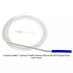 Cardinal Health™ Jackson-Pratt® Hubless Silicone Round Surgical Drain with Trocar, 19FR X 15CM, End Perforation
