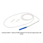 Cardinal Health™ Jackson-Pratt® Hubless PVC Round Surgical Drain with Trocar, 15FR, Center Perforation