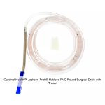 Cardinal Health™ Jackson-Pratt® Hubless PVC Round Surgical Drain with Trocar, 19FR, Center Perforation