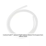 Cardinal Health™ Jackson-Pratt® Hubless Silicone Flat Surgical Drain without Trocar, 7MM, 20CM, 3/4 Perforated