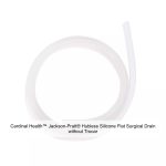 Cardinal Health™ Jackson-Pratt® Hubless Silicone Flat Surgical Drain without Trocar, 10MM, 20CM, 3/4 Perforated