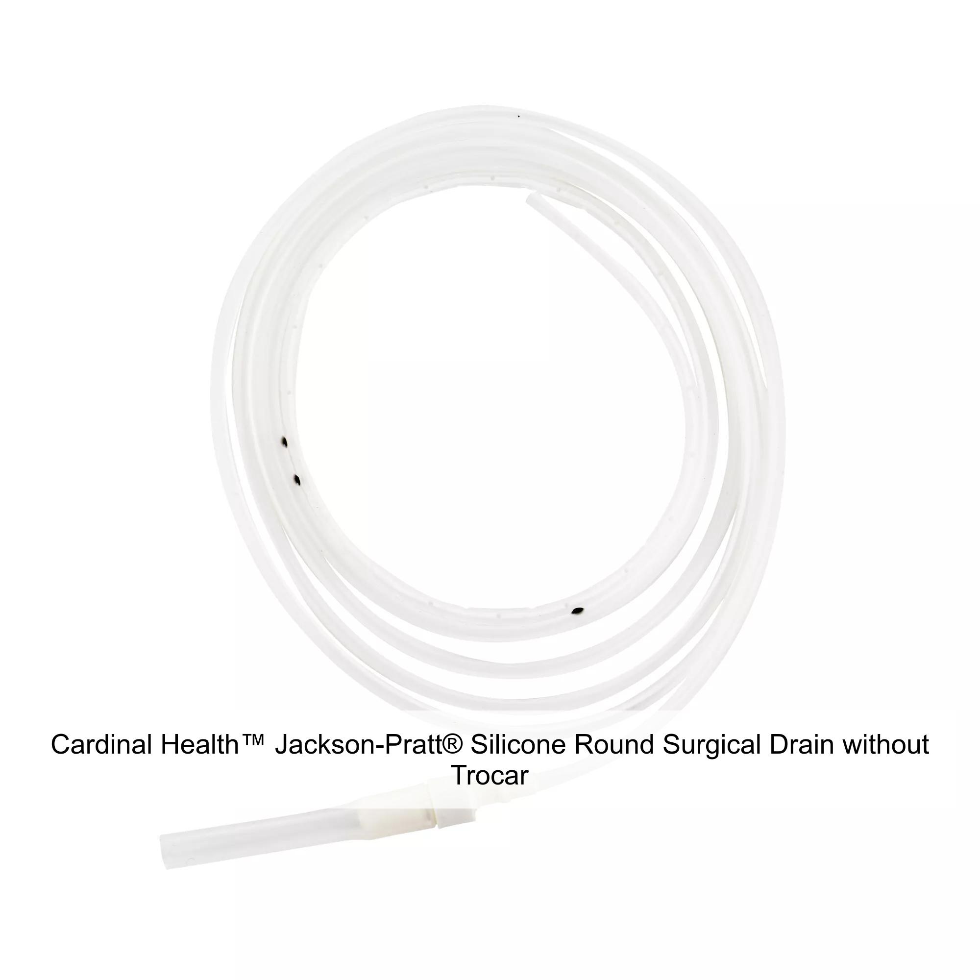 Cardinal Health™ Jackson-Pratt® Silicone Round Surgical Drain without Trocar, 10FR, End Perforation