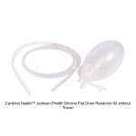 Cardinal Health™ Jackson-Pratt® Silicone Flat Drain Reservoir Kit without Trocar, 100ML, 7MM, 20CM, 3/4 Perforated