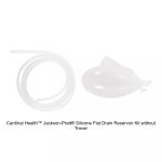 Cardinal Health™ Jackson-Pratt® Silicone Flat Drain Reservoir Kit without Trocar, 100ML, 10MM, 20CM, 3/4 Perforated