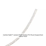 Cardinal Health™ Jackson-Pratt® Hubless PVC Round Surgical Drain without Trocar, 19FR, Center Perforation