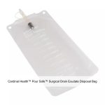 Cardinal Health™ Pour Safe™ Surgical Drain Exudate Disposal Bag, 100ML Bulb Reservoir, 800ML
