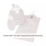 Cardinal Health™ Pour Safe™ Surgical Drain Exudate Disposal Bag, 400ML Bulb Reservoir, 800ML
