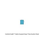 Cardinal Health™ Sterile Surgical Drape Three-Quarter Sheet, 60 x 76IN