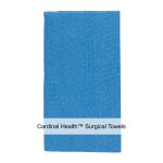 Cardinal Health™ Surgical Towels, Low Lint, Blue, Nonsterile, 17 x 26IN