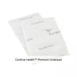 Cardinal Health™ Premium Underpad, WINGS™ Maximum Absorbency, White, 24 x 36IN
