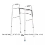 Cardinal Health™ NOVAPLUS® Dual Release Aluminum Walker without Wheel, Adult, 32-39IN, 300LB