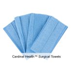 Cardinal Health™ Surgical Towels, Ultra Low Lint, 4PK, Blue, Sterile, 17 X 26IN