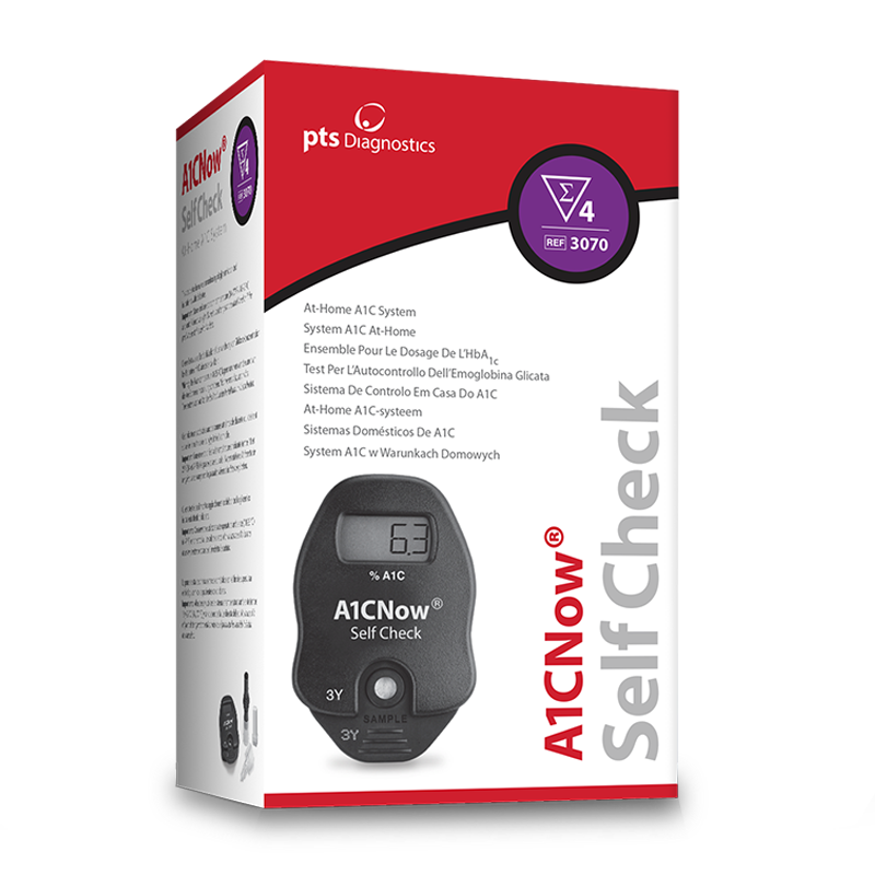 A1CNow Self Check At-Home 4-Test Pack.